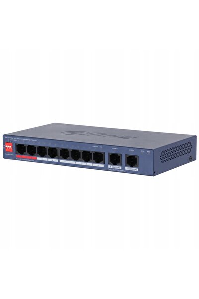 DAHUA Switch PoE CS4010-8GT-110 8 porturi PoE + 2 porturi Uplink Gigabit VLAN