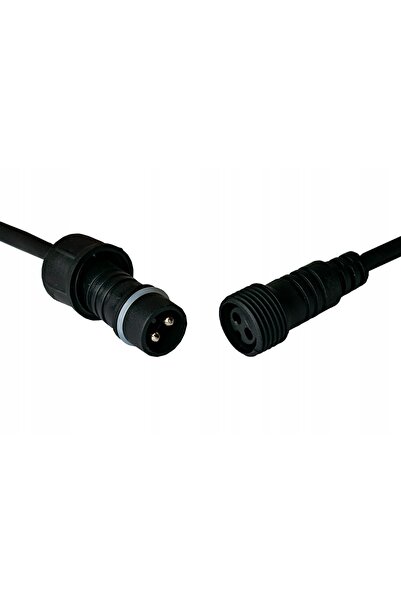 NO BRAND Ghirlandă luminoasă neagră de 10m cu 20 de socluri E27 pentru decora...
