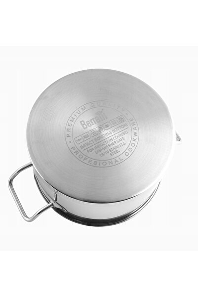 NO BRAND Oală adâncă rotundă Berretti cu capac, 4L, 28cm, pentru inducție