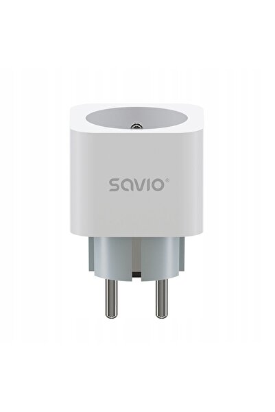 Savio Priză inteligentă AS-01 WIFI SMART LIFE TUYA cu contor de energie și te...