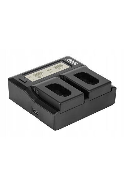 Newell Încărcător DC-LCD cu două canale pentru DMW-BLK22