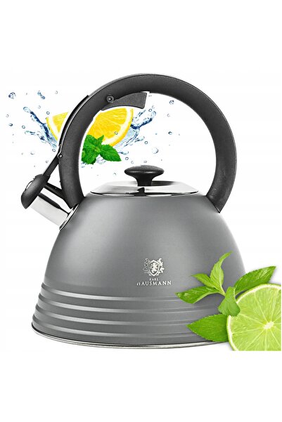 NO BRAND Ceainic pe gaz de 3L, cu capac cu fluier, din oțel, pentru inducție,...