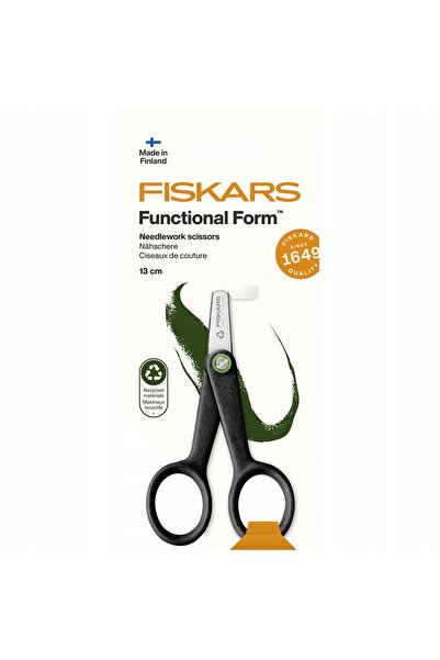 FiSKARS Foarfecă pentru ață FF 13cm, pentru cusut și broderie, RICHELIEU negru