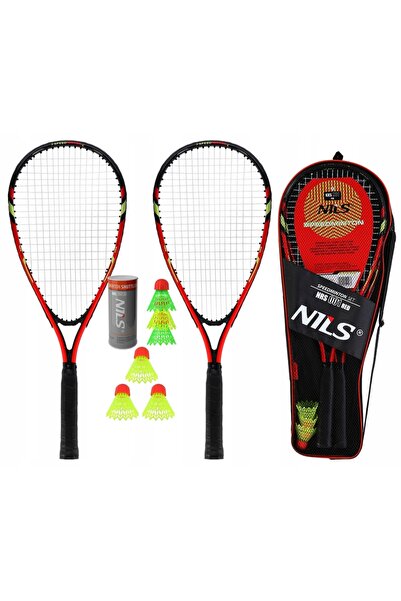 NİLSU Set 2 Rachete + 6 Fluturași Pentru a Juca la Badminton SPEED Crossminto...