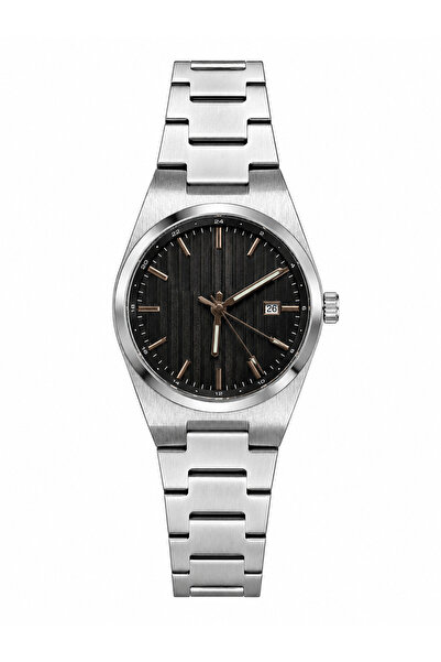 Aybars Erkek Kol Saati, Çelik Kordon, Beyaz Kadran Quartz Analog Bilek Saati