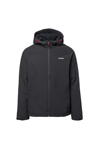HI-TEC Geacă softshell NETI II bărbați impermeabilă cu glugă negru / XXL