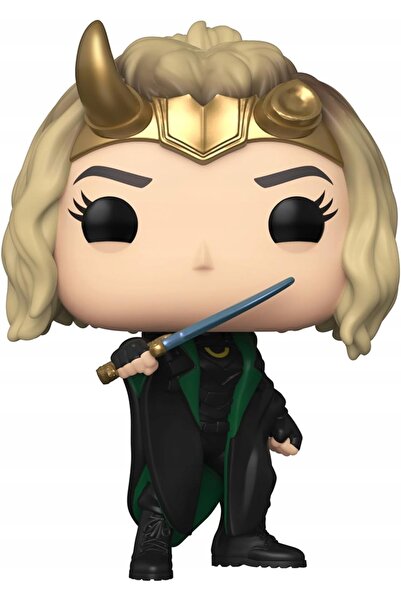 Funko Pop ! Marvel: Figurină de colecție Loki Sylvie cu pelerină
