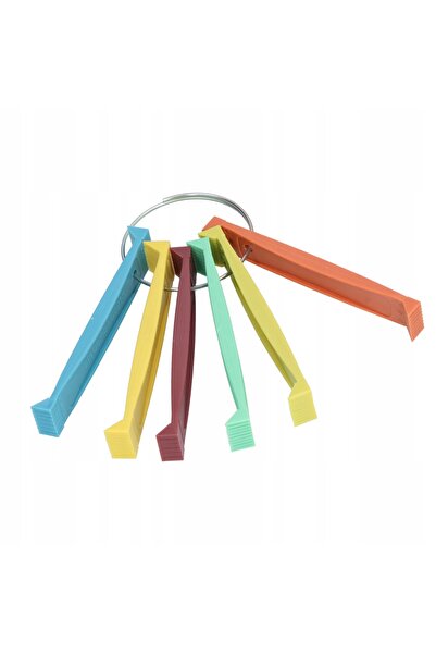 NO BRAND 6 bucăți pieptene din plastic pentru îndreptarea aripioarelor radiat...