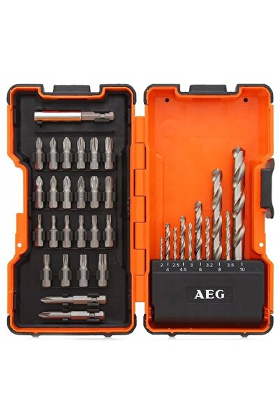 AEG Set de burghie și biți 35el. HSS-G