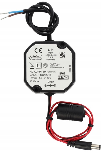 Pulsar PSC12015 IP67 Sursă de alimentare staționară tip carcasă 12V 18W 1.5A