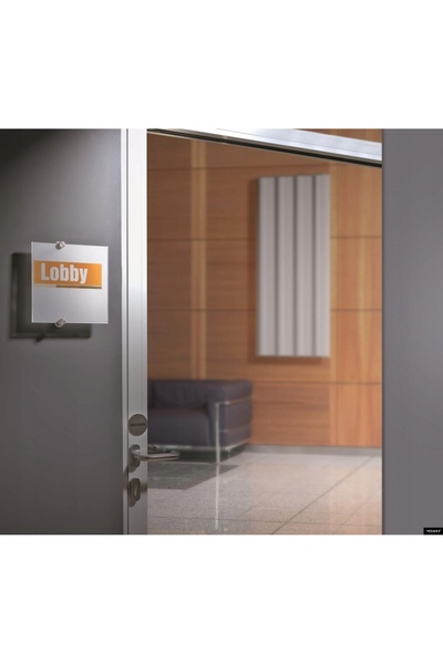 NO BRAND Placă de semnalizare din cristal DURABLE 210 x 210 mm