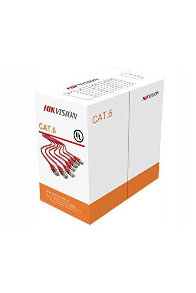 Hikvision Cablu de rețea Cat.6 ds-1ln6-uu cu terminale cu șurub, PVC UTP, 305...