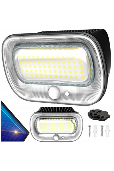 BERGE Lampă stradală 1.5 W 200 lm solară