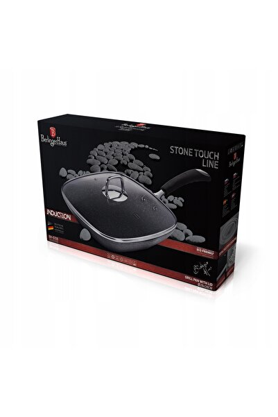 Berlinger Haus Tigaie grill antiaderentă cu înveliș de granit, 28 cm, pentru ...