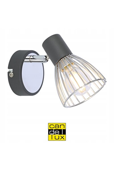 NO BRAND Aplică de perete Candellux negru, argintiu E14 40 W