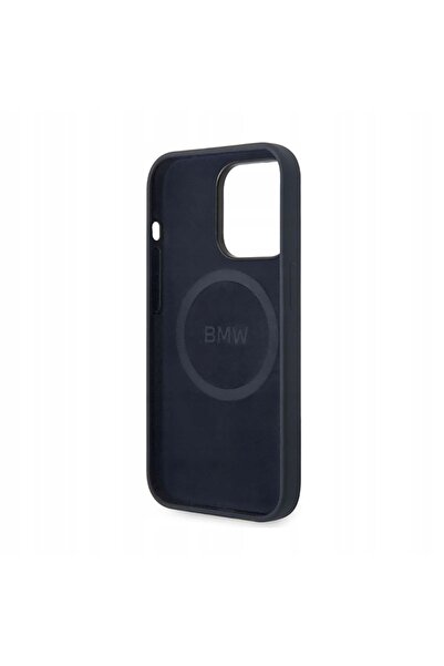 BMW BMHMP14XSILNA Husă iPhone 14 Pro Max 6,7 " granat/navy din silicon
