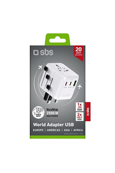 NO BRAND ADAPTOR CONVERTOR SBS 2XUSB-C 1XUSB-A PENTRU SMARTPHONE-URI ȘI DISPO...