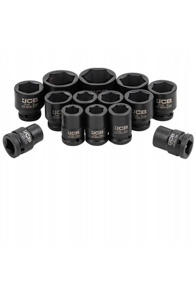 NO BRAND Set de chei tubulare de impact adânci 3/4 " 14EL 17-50MM pentru chei...
