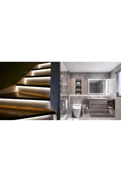 ecolight Bandă LED de exterior COB 12V 480 9W/m Neutră 4000K 1035lm IP65 20m