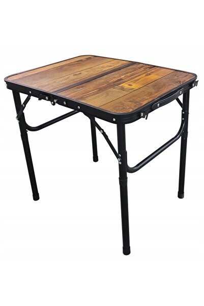 NO BRAND Măsuță de camping și turism 60x45, din lemn, pliabilă, tip valiză, c...