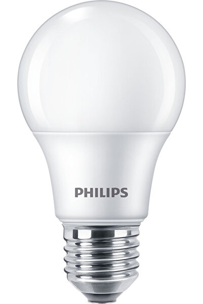 Philips Bec LED E27 8W = 60W 806lm 4000K Lumină Neutră A60 CorePro 6x