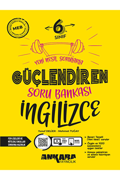 Ankara Yayıncılık 6.Sınıf Güçlendiren İngilizce Soru Bankası