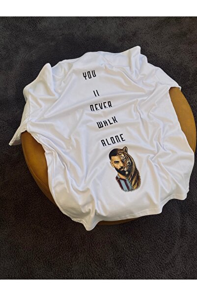 Sprc Mohamed Salah You ‘II Never Walk Alone %100 Pamuklu Relax Kalıp Bisiklet...