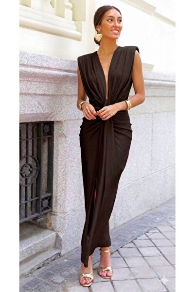 MAXORA SHOP Rochie din lycra DIVA - Maro