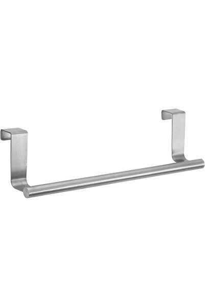 Generic Over Cabinet Door Kitchen Towel Bar Rack, Stainless Steel | No Drilli...
