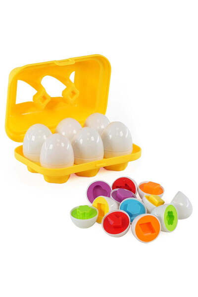 PlayFun Παιχνίδι Αντιστοίχισης - 6 Αυγά - Παιχνίδι για Παιδιά, Ιδανικό Δώρο, ...