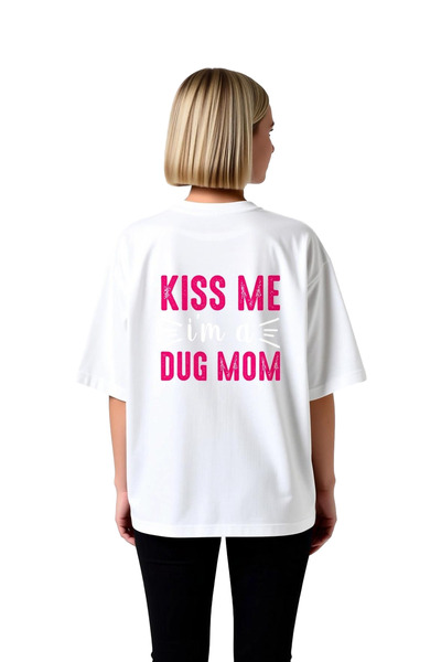 PayBuy Women's Oversize Dog Lover Printed T-Shirt Short Sleeve Round Neck Rel...