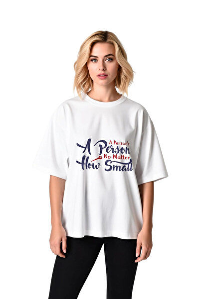 PayBuy Women's Oversize T-Shirt Short Sleeve Round Neck Printed Motivational ...