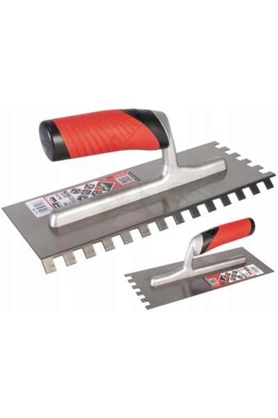 Rubi Mistrie zimțată RUBIFLEX 10x10mm / 28cm / 45 de grade