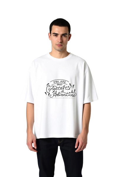 PayBuy Being the Greatest Adventure Printed Men's Oversize T-Shirt