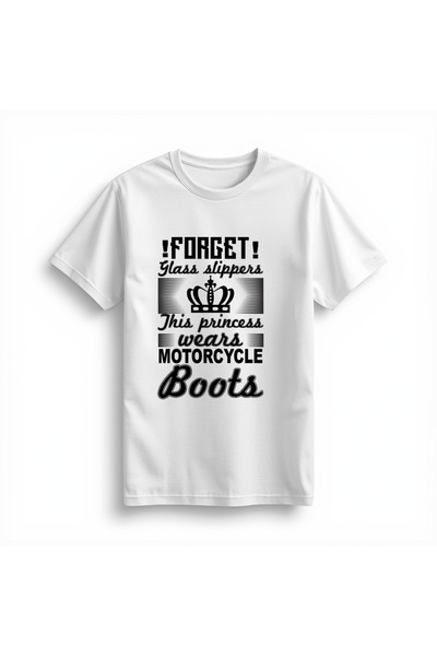 PayBuy Princesses Wear Motorcycle Boots Printed Women's T-Shirt