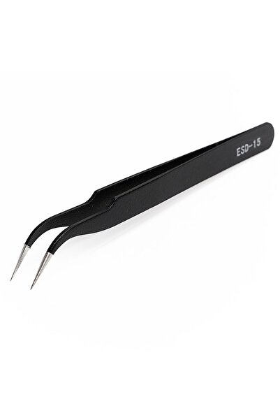 TECHREBAL Pensetă curbată 120mm ESD-15