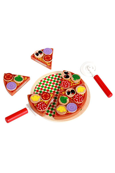 OEM Joc din lemn pentru copii - Pizza feliabilă