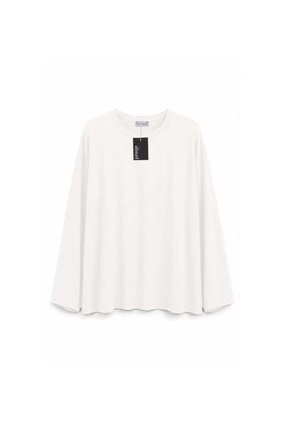 praye Padded Combed Cotton Tunic White