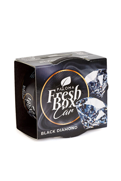 PALOMA Odorizant auto Fresh Box Black Diamond, 25 g, pentru suportul de pahare