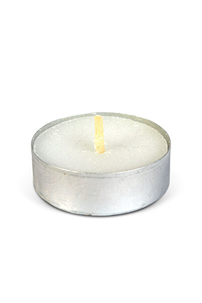 Alista Home Set of 20 White Tealight Candles, Ø37 mm, Unscented