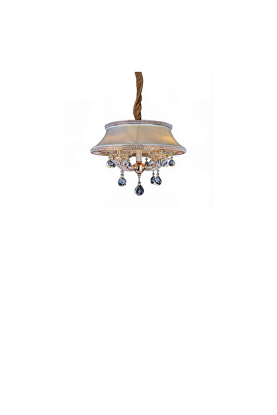 Siera Chandelier Lampshade Gold Crystal and Metal Beads Golden -6651