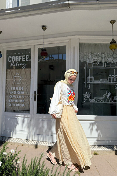 Faya Boutique Faya Girls X Butteryellow Crush Voile Linen Skirt
