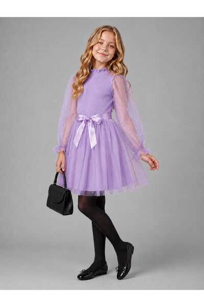 neocotton Tulle Sleeves, Unprinted Upper Part, Plain Ribbed Lining, Tutu Dress