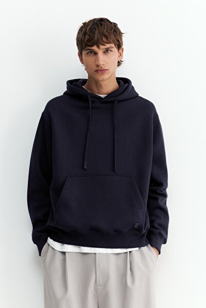 Pull & Bear Kapüşonlu basic sweatshirt