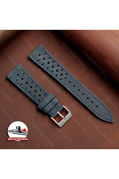 Choice19 19mm Blue Quick Release Watch Strap Brown 18mm 19mm 20mm 21mm 22mm 2...