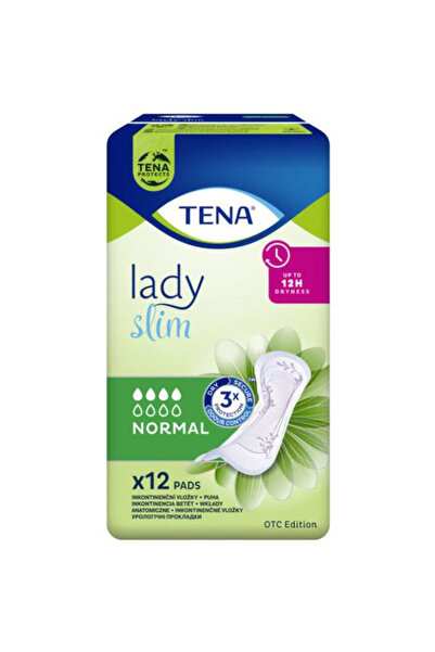 TENA Επιθέματα Ακράτειας - Lady Slim Κανονικά, 12 τεμάχια