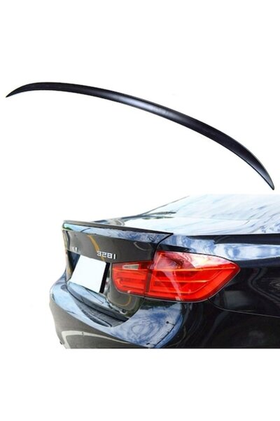 Aftermarket Eleron portbagaj compatibil cu BMW Seria 3 F30, plastic ABS negru...