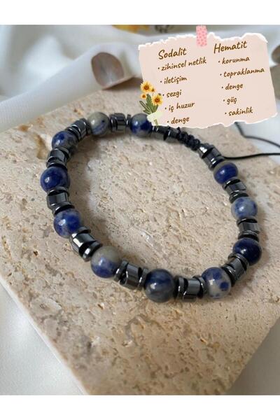 sabiha aksesuar Real Natural Stone Rope Bracelet