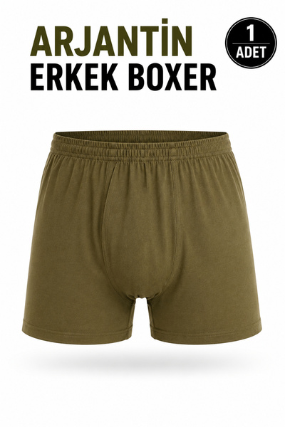 Alıç Argentina Men's Boxer Cotton Comfortable Fit Flexible Waistband Daily Us...