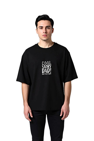 PayBuy Ανδρικό μπλουζάκι Oversize Dad Humor με γραφικό σχέδιο, κοντομάνικο, ά...